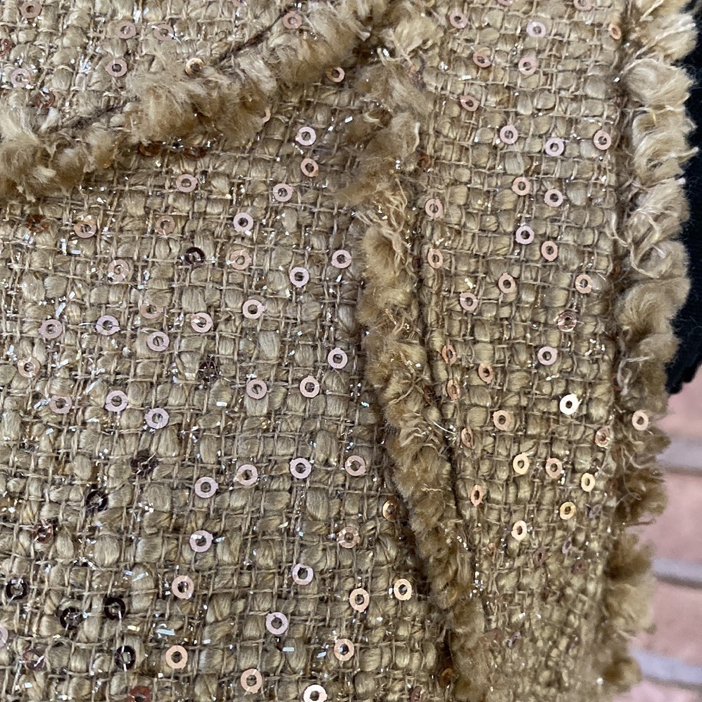 Michael Michael Kors Sequined Camel Hair Dress 8P NWT - Picture 11 of 16